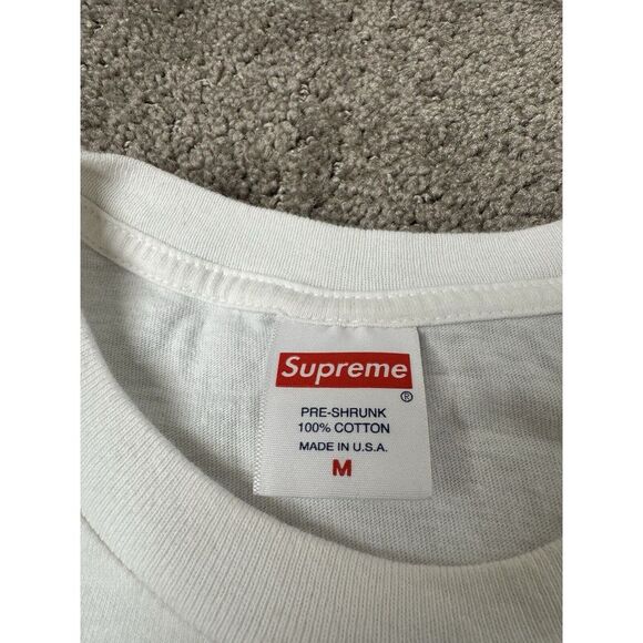Mens Tshirt SUPREME SUN - RN#101837 White, Size M - Picture 5 of 7